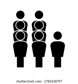 people icon or logo isolated sign symbol vector illustration - high quality black style vector icons
