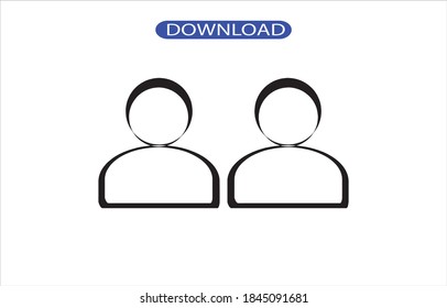 people icon or logo isolated sign symbol vector illustration - high quality black style vector icons.