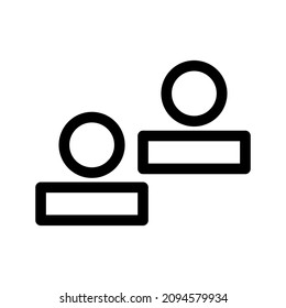 people icon or logo isolated sign symbol vector illustration - high quality black style vector icons
