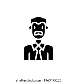 People Icon Man Elder Vector Illustration