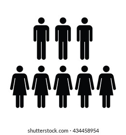 People Icon - Men & Women Vector