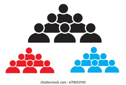 people icon on white background. people sign. 