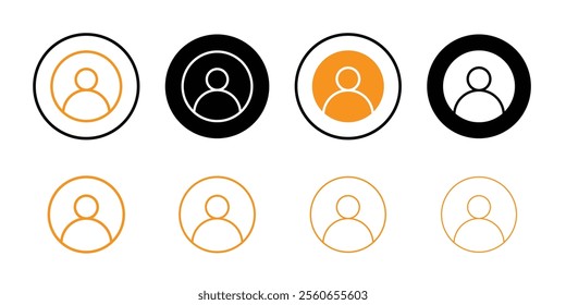 People icon Outline vector for web ui