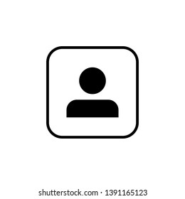 people icon. person icon. User Icon in trendy flat style isolated