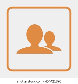 People icon, people pictograph.