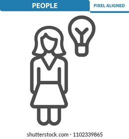 People Icon. Professional, pixel perfect icon, EPS 10 format.