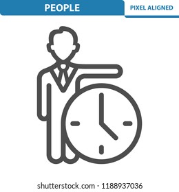 People Icon. Professional, pixel perfect icon, EPS 10 format.