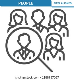 People Icon. Professional, pixel perfect icon, EPS 10 format.