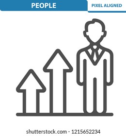 People Icon. Professional, pixel perfect icon, EPS 10 format.