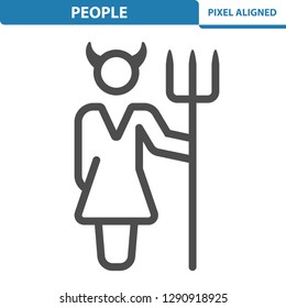 People Icon. Professional, pixel perfect icon, EPS 10 format.