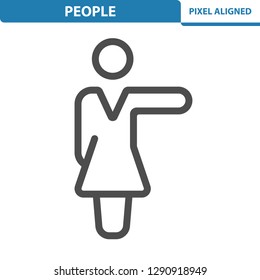 People Icon. Professional, pixel perfect icon, EPS 10 format.