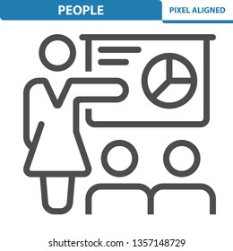 People Icon. Professional, pixel perfect icon, EPS 10 format.
