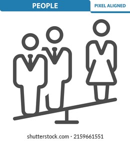 People Icon. Professional, pixel perfect icon, EPS 10 format.