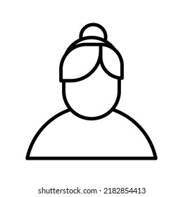 people icon. profile sign. vector illustration
