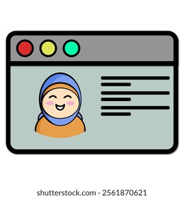 People icon. Profile user sign illustration