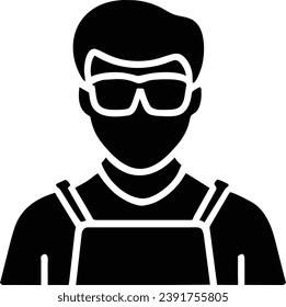 People icon related to mechanical repairman