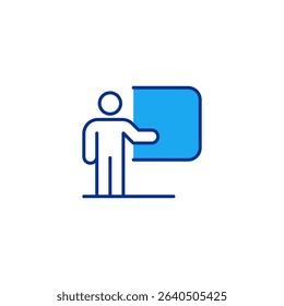 people icon representing group size. Perfect can use in demographic