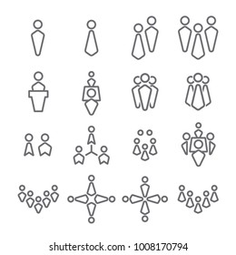 People icon set