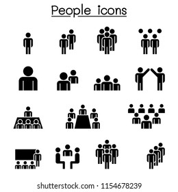 People icon set 
