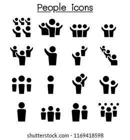 People icon set