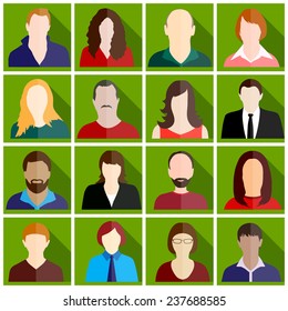 people icon set