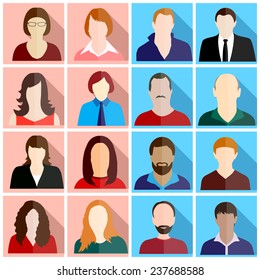 people icon set