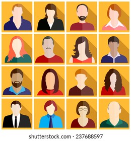 people icon set