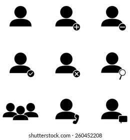 People icon set