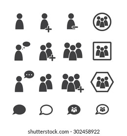 people icon set