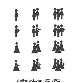 people icon set