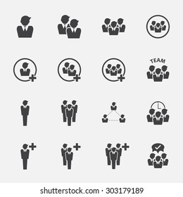 people icon set.
