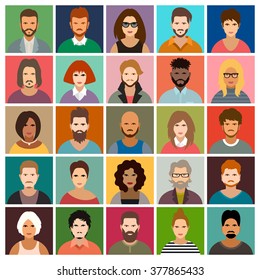 People icon set