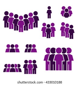 people icon set