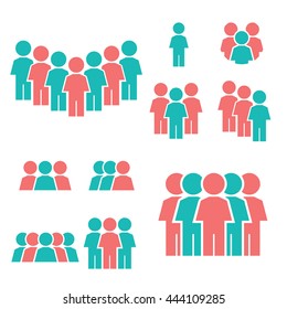people icon set
