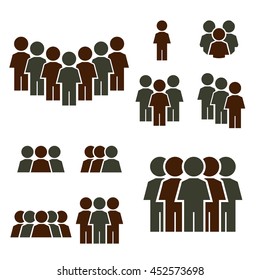 people icon set