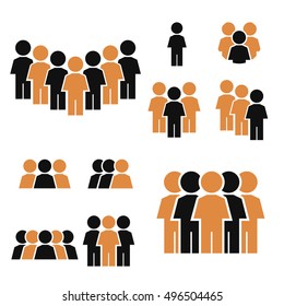 people icon set
