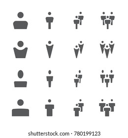 People icon set