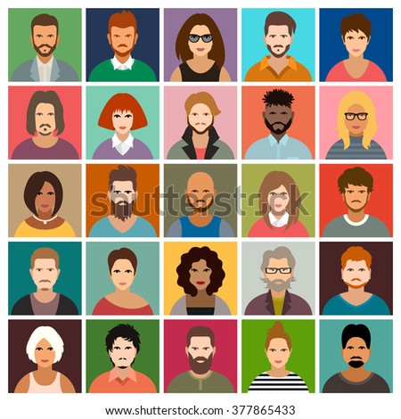 People icon set