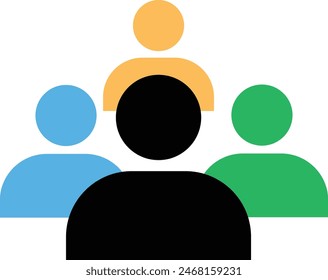 Ilustración del conjunto de iconos de Personas en formato de Vector