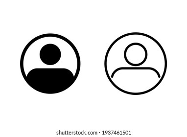 people icon set. person icon vector. User Icon vector