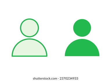 Leute Symbol gesetzt. Personensymbol, Vektorgrafik. Benutzersymbol-Vektorgrafik