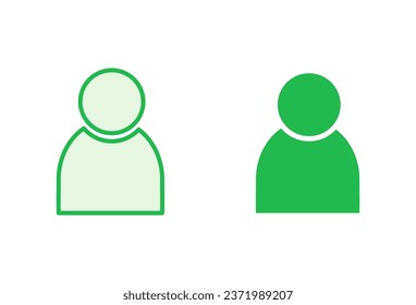 People icon set. person icon vector. User Icon vector