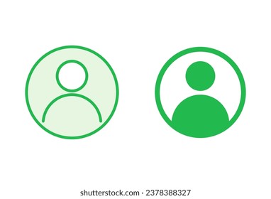 Conjunto de iconos de personas. vector de icono de persona. vector de icono de usuario