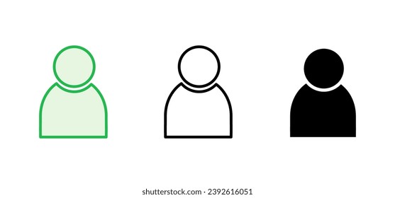 People icon set. person icon vector. User Icon vector. team symbols