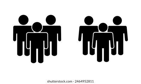 People icon set. person icon vector. User Icon vector. team symbols