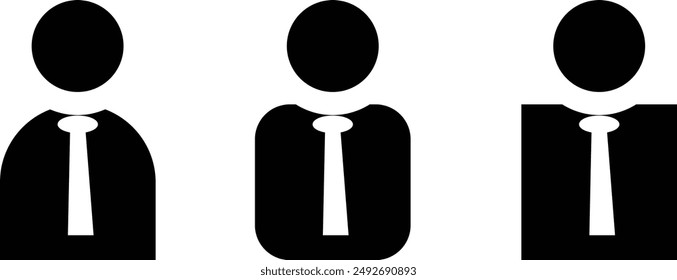 conjunto de iconos de personas. Vector de iconos de personas. Vector de iconos de usuario