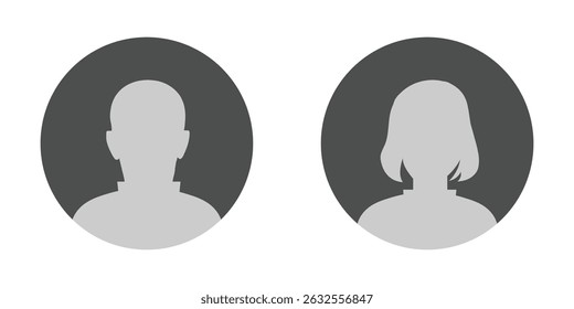 People icon set. Team of worker. User profile symbol. users profile collection. Persons symbol. Male and female icon set vector illustration isolated on white background. EPS 10