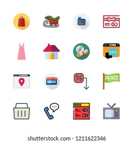 people icon set. vector set about peace, browser, gift card and shopping bag icons set.