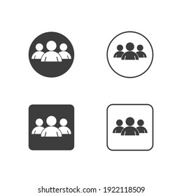People Icon set vector, People symbols ilustration Icon Vector Eps 10 download.