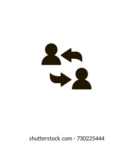 people icon. sign design